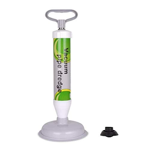 Image of XREXS Drain Buster Toilet Air Plunger, Powerful Drain Plunger with 2 Suction Cups, Suitable for Toilet (Large Suction Cup), Bathtub/Shower/Sink (Small Suction Cup)