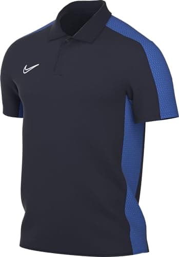 Image of NIKE DR1346-451 M NK DF ACD23 POLO SS Polo shirt Men's OBSIDIAN/ROYAL BLUE/WHITE Size S