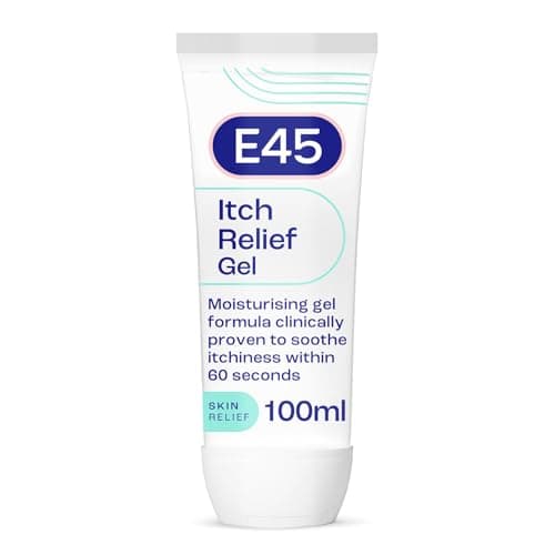 Image of E45 Itch Relief Gel 100ml – Face and Body Gel for Dry Skin - Itchy Skin and Irritated Skin - Cooling Gel to Soothe Itchy Skin - Perfume-Free