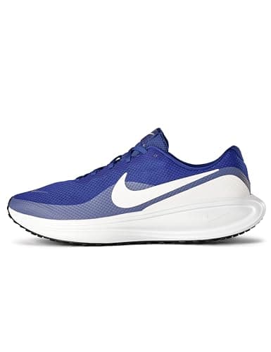 Image of Nike Men's Revolution 8 Road Running Shoe, Deep Royal Blue/White/World in, 8