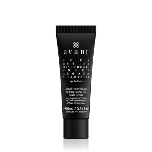 Image of Avant Deluxe Hyaluronic Acid Vivifying Face & Eye Night Cream, 10ml - Anti-Aging Night Moisturizer with Hyaluronic Acid and Vitamin B3 - Anti-Aging, Vegan