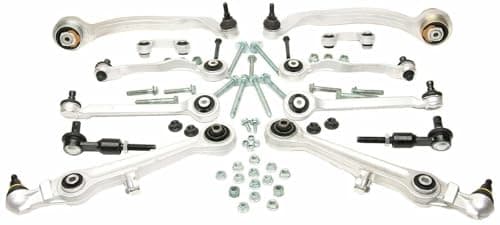 Image of Control Suspension Arm Ball Joint Kit Compatible With Audi A4 (B5,B6, B7), VW Passat,13pcs kit, With 20mm arms