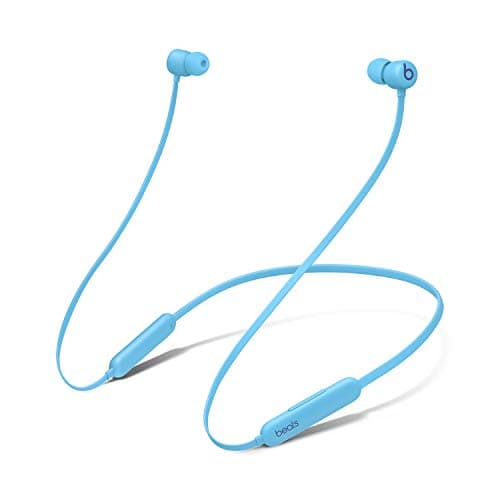 Image of Beats Flex Wireless Earphones – Apple W1 Headphone Chip, Magnetic Earbuds, Class 1 Bluetooth, 12 Hours of Listening Time, Built-in Microphone - Flame Blue