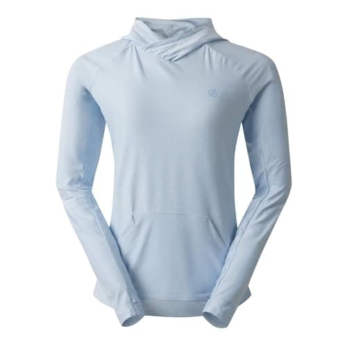 Image of Dare 2b Womens Sprint City Lightweight Hoodie Pullover Sweater, Skyway Marl, 16 EU Blue