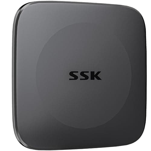 Image of SSK Portable External 256GB SSD,up to 550MB/s,External hard drive with Type C to USB C/A Cable,Fast Solid State Drives USB 3.2 GEN2 External storage for iPhone 15/Android/Windows/Tablet/Mac/Xbox