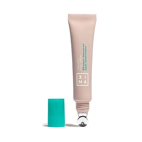 Image of 3INA MAKEUP - The Cool Eyes Cream - Eye Cream for Dark circles and Puffy Eyes with 5% Caffeine & Hyaluronic Acid - Eye Serum with Metal Applicator - Vegan - Cruelty Free