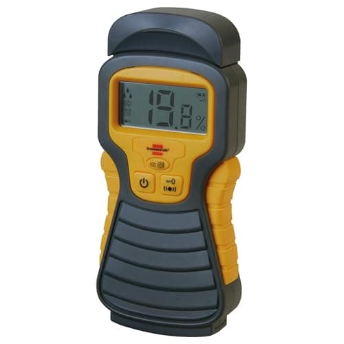 Image of Brennenstuhl Moisture Detector MD (Moisture Meter/Moisture Meter for Wood or Building Materials, with LCD Display)