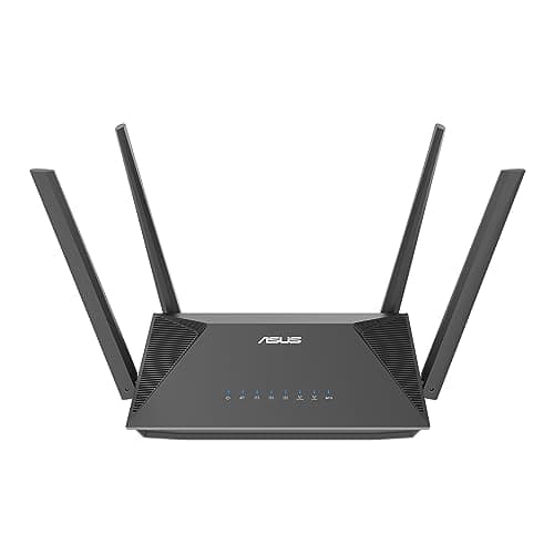 Image of ASUS RT-AX52 (AX1800) Dual Band WiFi 6 Extendable Router, Instant Guard, Parental Control Scheduling, Built-in VPN, AiMesh Compatible