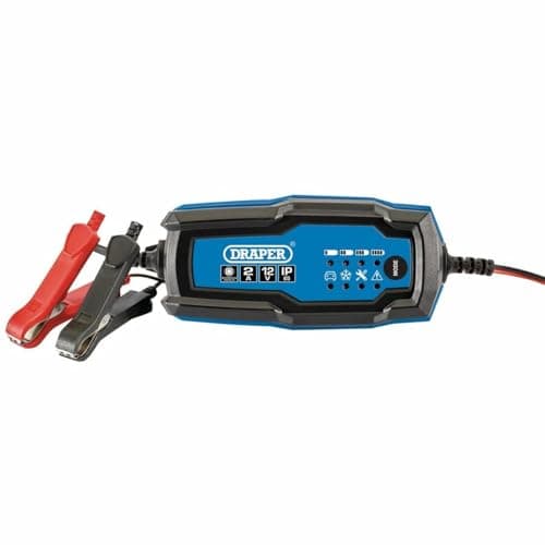 Image of Draper 53488 12V Smart Charger and Battery Maintainer (2A)