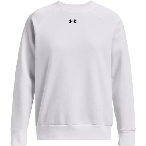Image of Under Armour UA Rival Fleece Crew, White, MD