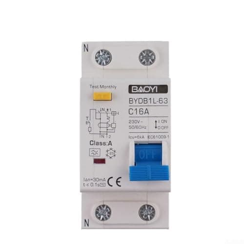 Image of Residual Current Circuit Breaker MCB RCCB RCD Type A AC RCBO DPNL 6-80A 220V 30MA Earth Leakage Protection With C-Curve Tripping And Flame Retardant Housing(A -16A)