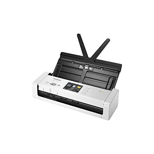 Image of Brother ADS-1700W Compact and Smart Document Scanner | Document Feeder | Automatic Scanning | Wi-Fi/Wi-Fi Direct
