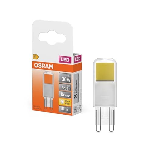 Image of Osram LED Capsule G9 Clear 2.6W 320lm - 827 Very Warm White | Equivalent 30W