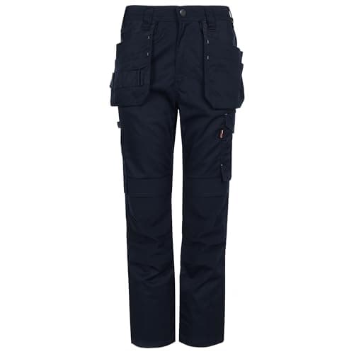 Image of TuffStuff Mens Work Trouser 715 Proflex Work Trouser, Navy, 34W Long UK