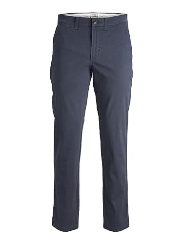 Image of Jack & Jones Junior Boys JPSTMARCO JJDAVE AKM NOOS JNR Chino Pants, Navy Blazer, 176