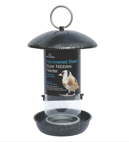 Image of Tom Chambers Hammered Steel Nyjer Seed Feeder