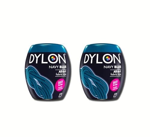 Image of Dylon Machine Dye, Powder, Navy Blue POD 2 Packs