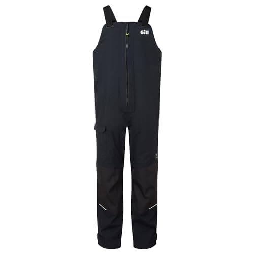 Image of Gill Mens OS3 Coastal Sailing Trousers - Waterproof, Breathable & Stain Repellent (Black, M)
