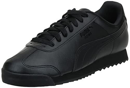 Image of PUMA Men's Roma Basic Sneaker, Black/Black, 9 UK