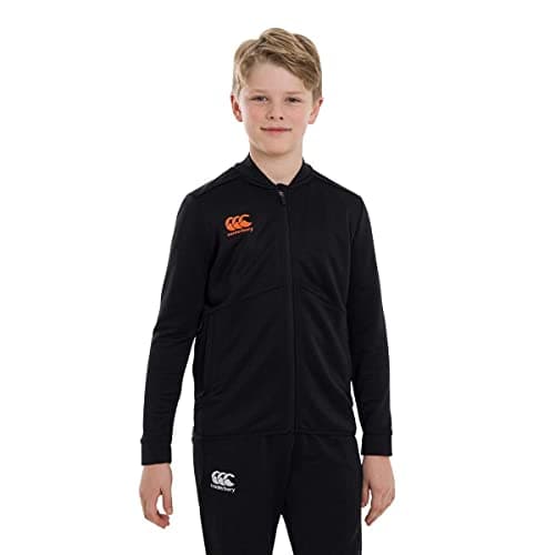 Image of Canterbury Full Zip Track Jacket - Black, 14