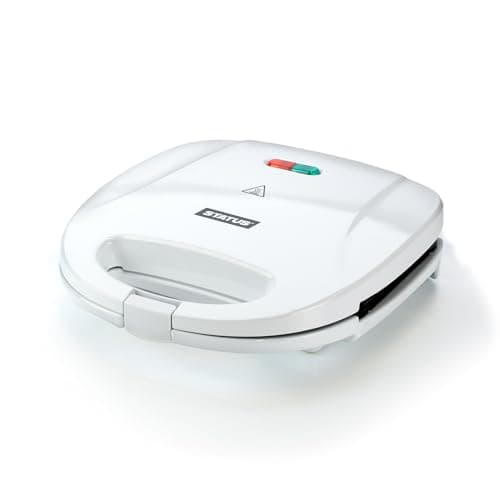 Image of STATUS Burbank 2 Slice Sandwich Toaster – Non‑Stick, 750 W, White (BURBANKST1PKB4)
