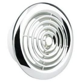 Image of 2120C Internal Ventilation Grille Round Chrome 5" 125mm Duct Extractor fan Bathroom