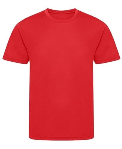 Image of AWDis Cool Kids Recycled T T-Shirt, Fire Red, 13 Years