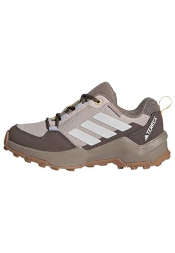 Image of adidas Unisex Kids Terrex Ax4R RAIN.RDY Hiking Shoes Kids, Blush Pink/Off White/Ice Tangerine, 4.5 UK