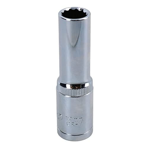 Image of 12mm 1/2in Drive Double Deep Long Reach Metric Socket 12 Point Sided Bi-hex