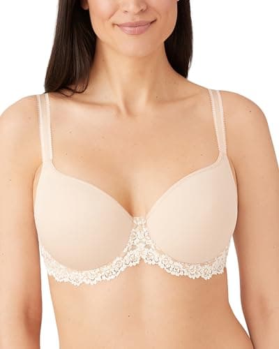 Image of Wacoal Women's Embrace Soft Cup Plain Bra, Beige (Nude), 36 D