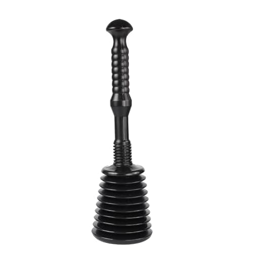 Image of Dekton Master Plunger - Large | master Plunger Use To Unblock Kitchen Sinks, Waste Disposal Units, Showers| Heavy-duty Rubber Cup| Extra-long Handle For Superior Leverage| Effortlessly Clears Clogs