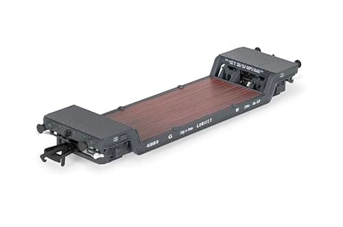 Image of Hornby Wagons - R60100 GWR, Loriot Y Machinery Truck - Era 3 Train Toy, 00 Gauge Wagons & Freight for Train Set, Models for Adults - 1:76 Scale Model Gift, Grey
