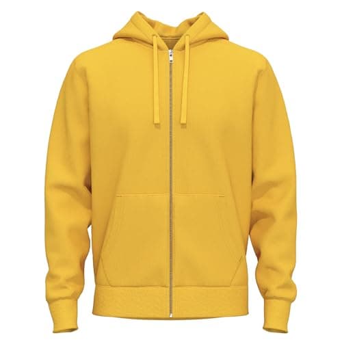 Image of SoftSpun Cotton black zip hoodie men UK Full zip hoodies mens Soft cotton zip-up hoodie men’s Premium 100% Organic Terry Cotton Plain