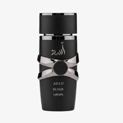 Image of Lattafa Asad Elixir Eau de Parfum 100ml – Long-Lasting Amber Woody Spicy Men’s Fragrance with Tobacco, Cedar & Vanilla Notes | Powerful Masculine Arabic Perfume