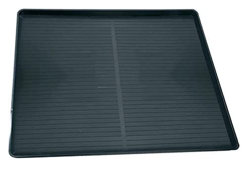 Image of Value 1.2m x 1.2m x 5cm Garland Square Tray Black - Durable Spill Containment for Garden, Workshop, Garage, and Warehouse