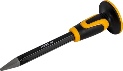 Image of Roughneck ROU31998 Concrete Chisel with Hand Guard 4x305mm / 5/32x12(in)