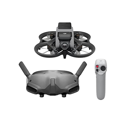 Image of DJI Pack Avata Pro-View Goggles 2 Quadcopter Drone with First Person View and Stabilized 4K Video, 155° FOV, Built-in Propeller Guards