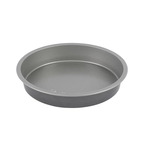 Image of Salter Essentials 21 cm Round Baking Tin – Non-Stick Coating, Cake Pan, Dishwasher Safe, Easy to Clean, Made in The UK, Durable Carbon Steel, Lightweight Quiche Tin, PFOA-Free, BW13662