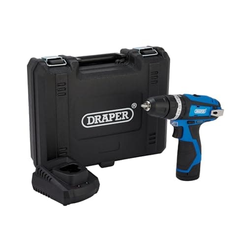 Image of Draper 70256 12V Combi Drill, 1 x 1.0Ah Battery, 1 x Fast Charger