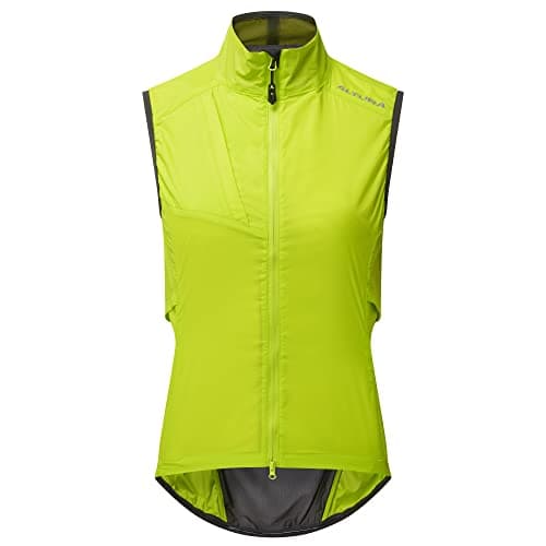 Image of Altura Womens Airstream Lightweight Water Repellent Packable Cycling Gilet - Lime - 10