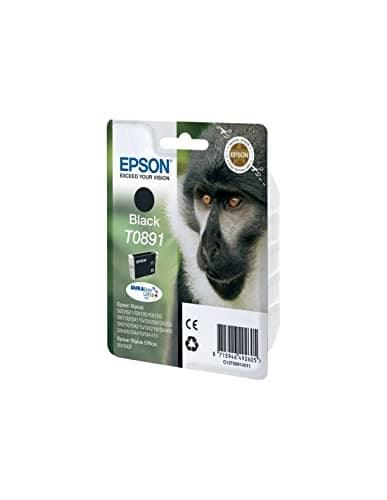 Image of Epson T0891 Stylus Ink Cartridge, Black, Genuine