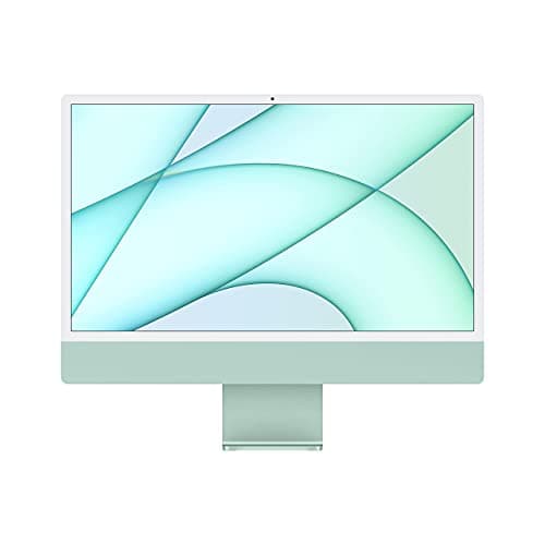 Image of 2021 Apple iMac with Apple M1 Chip (24 inch, 8GB RAM, 256GB SSD) Green (Renewed)