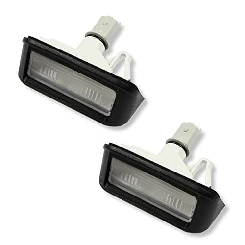 Image of BIAREN Pair of Rear Number Plate Light Lamps for Citroen Berlingo Dispatch Peugeot Partner Expert 6340G7 9658461780