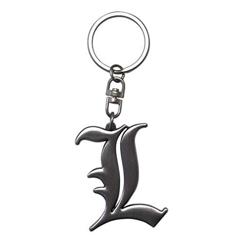 Image of ABYstyle Death Note L Symbol 3D Premium Keychain
