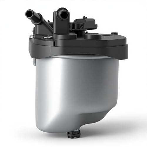 Image of 1881228 Fuel Filter Housing, for Ford B-Max C-Max Mk2 Fiesta Mk5 Mk6 Mk7 Galaxy Mk2 Focus Mk3, for Mondeo Mk4 Mk5 Transit Connect Mk2, for Volvo C30 S40 S60 S80 V50 V70, for Mazda 2 3 5, AV6Q9155BA