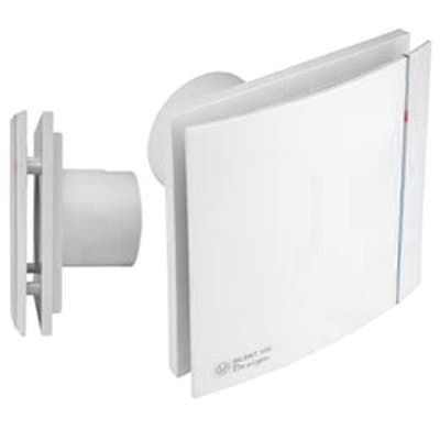 Image of Envirovent Silent Design Extractor Fan 4" Shutter & Adjustable Timer And Adjustable Humidity Sensor