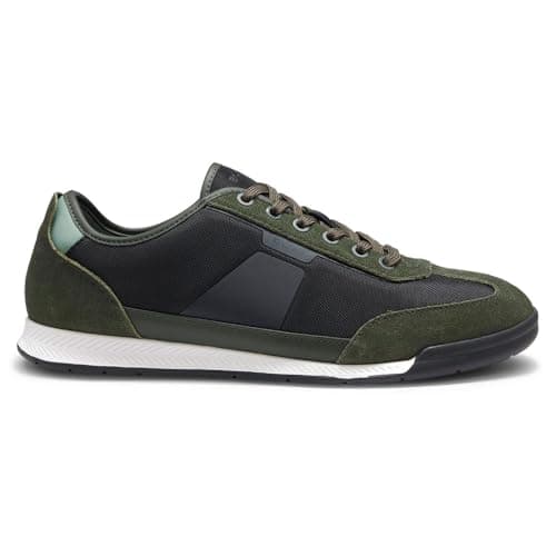 Image of BOSS Men's Nitan_Lowp_nymith 10271652 01 Low-Profile Trainers, Open Green, 9 UK