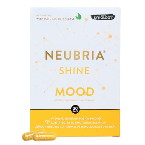 Image of NEUBRIA Shine Mood Complex – Multivitamin for Adults with Ashwagandha, Rhodiola, Turmeric, Saffron, B Complex, Magnesium & Zinc - Potent Supplement for Daily Wellness – 30 Capsules