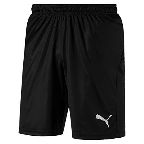 Image of PUMJV|#Puma Men LIGA Shorts Core Training Shorts - Puma Black-Puma White, L