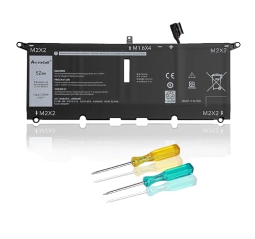 Image of BND DXGH8 Laptop Battery for Dell 13 XPS 9370 9380 9305 7390 Dell Inspiron 13 5390 5391 7390 7391 7400 2-in-1 Inspiron14 7490, Latitude 3301 E3301,Vostro 5390 5391 P82G P130G P14G H754V G8VCF